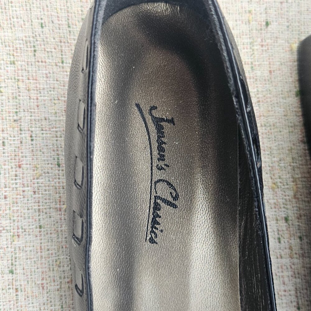 Jensen's Classic Women Shoes Black Leather Upper Pump Shoes Size 7 - Picture 12 of 13